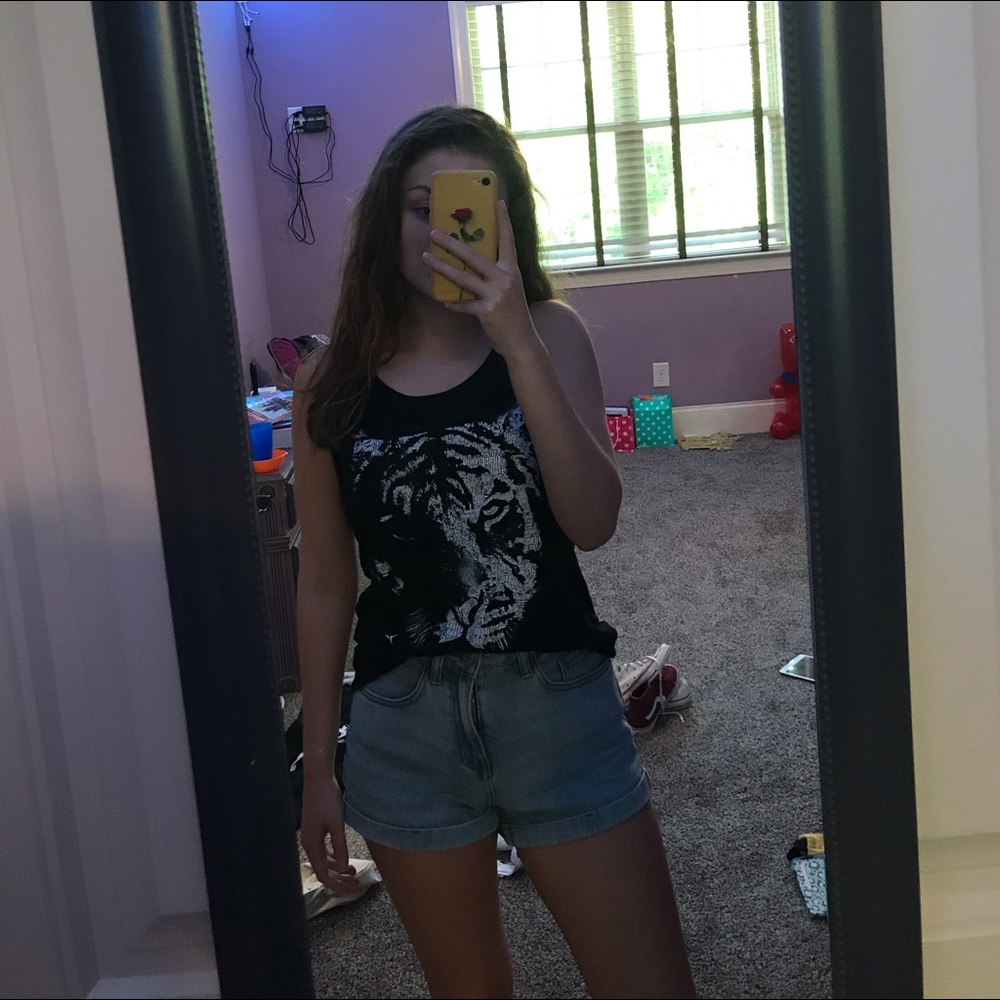 old navy tiger workout tank